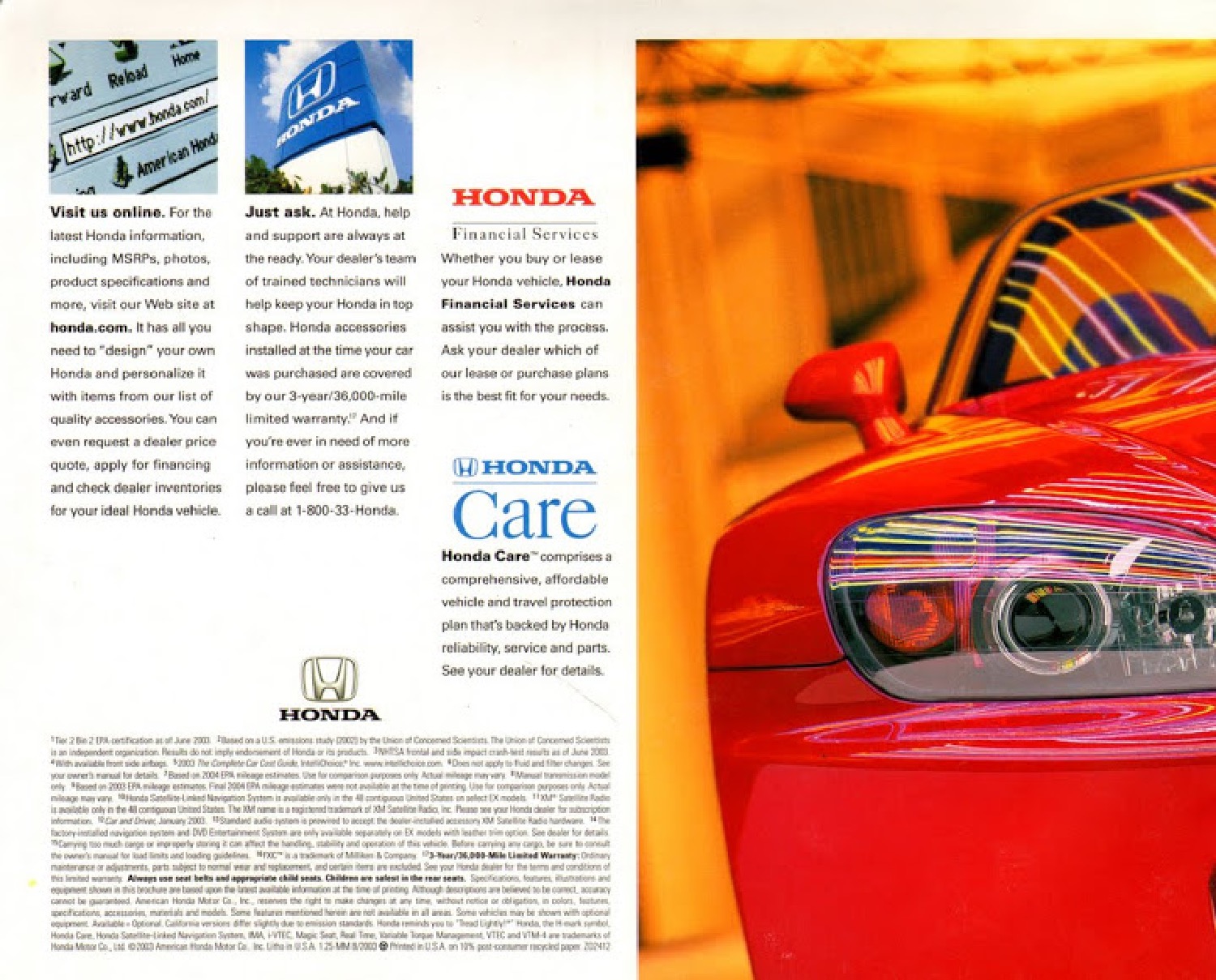 2004 Honda Brochure Page 15
